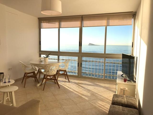 Los Fernandos, 1St Line Beachfront Poniente, 2 Bedroom Apartment Ocean Terrace Benidorm Eksteriør billede